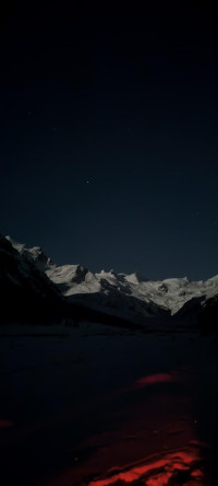 Event Vollmond-Bike-Abenteuer auf Schnee mit AbendessenFull moon bike adventure on snow with dinner